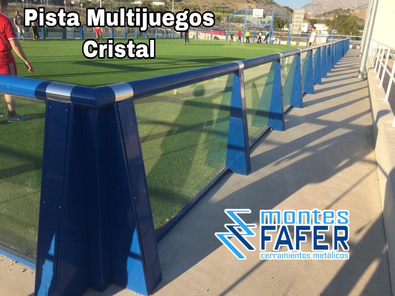 Pista multijuegos de cristal MontesFafer
